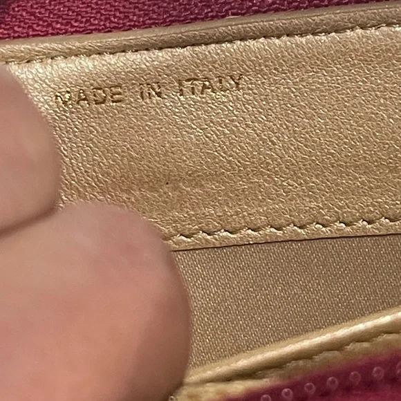 CHANEL Fuchsia Floral Embossed Wallet - Picture 12 of 16